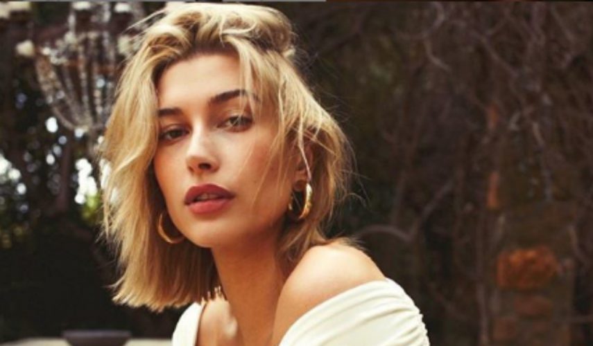 beautiful celebrity, blonde haired hailey bieber