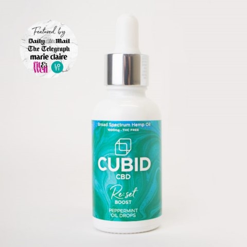 CUBID CBD Re:set Peppermint CBD oil drops