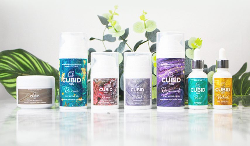 CUBID CBD skincare and oil drops