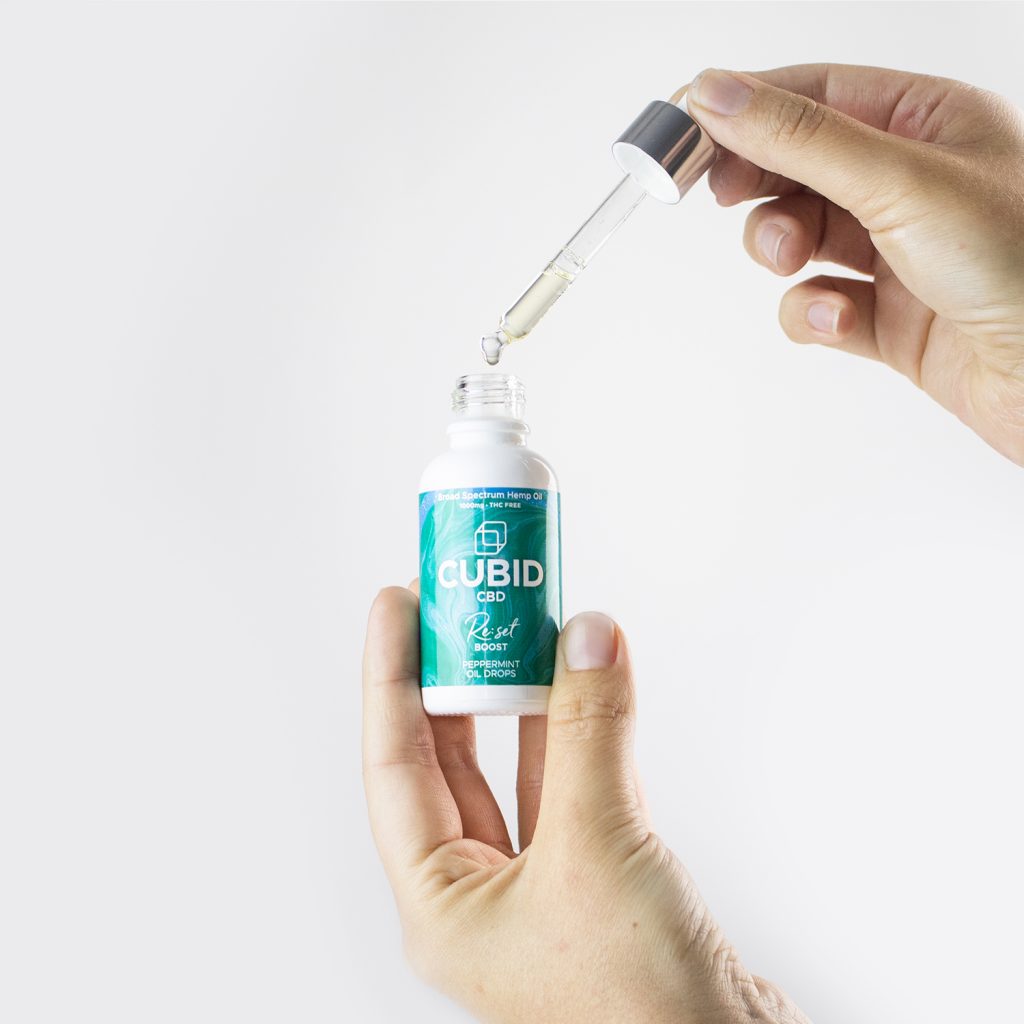 Peppermint CBD Oil Drops in tincture form