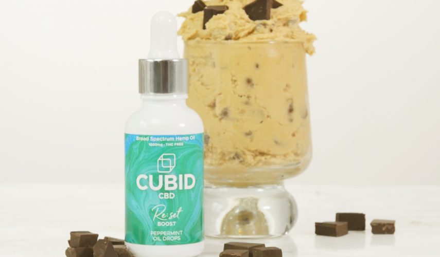Vegan Cookie Dough with Peppermint CBD Oil