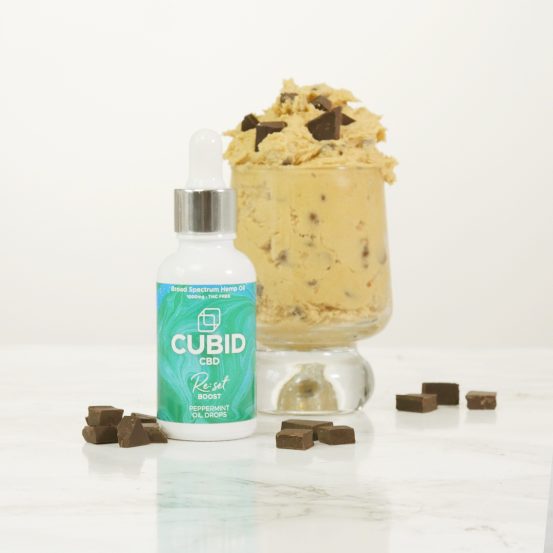 Vegan Cookie Dough with Peppermint CBD Oil